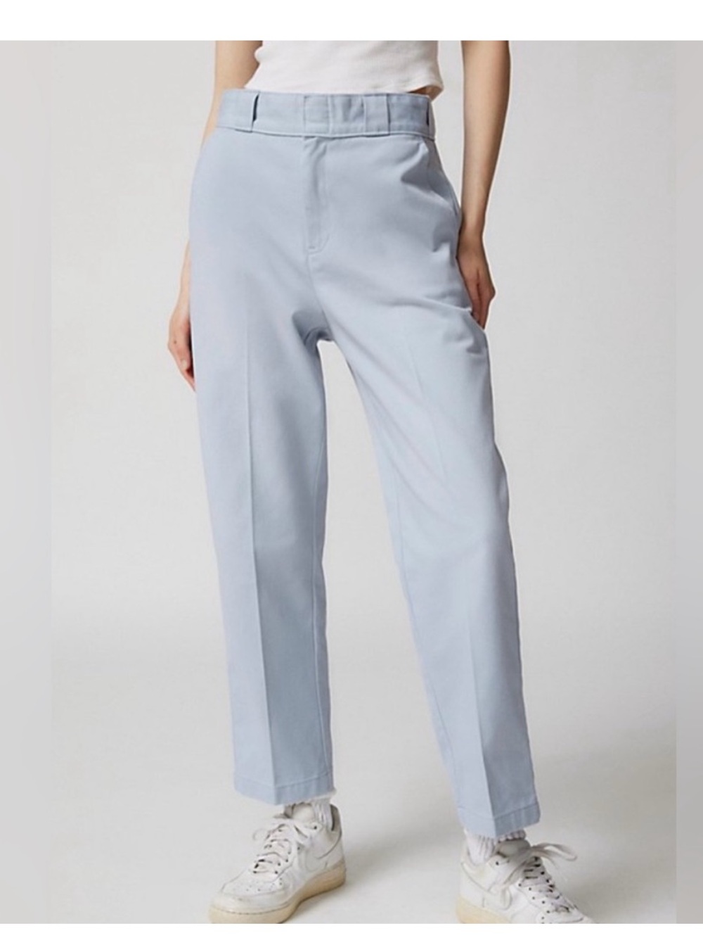 Dickies Light Blue Cropped Work Pants